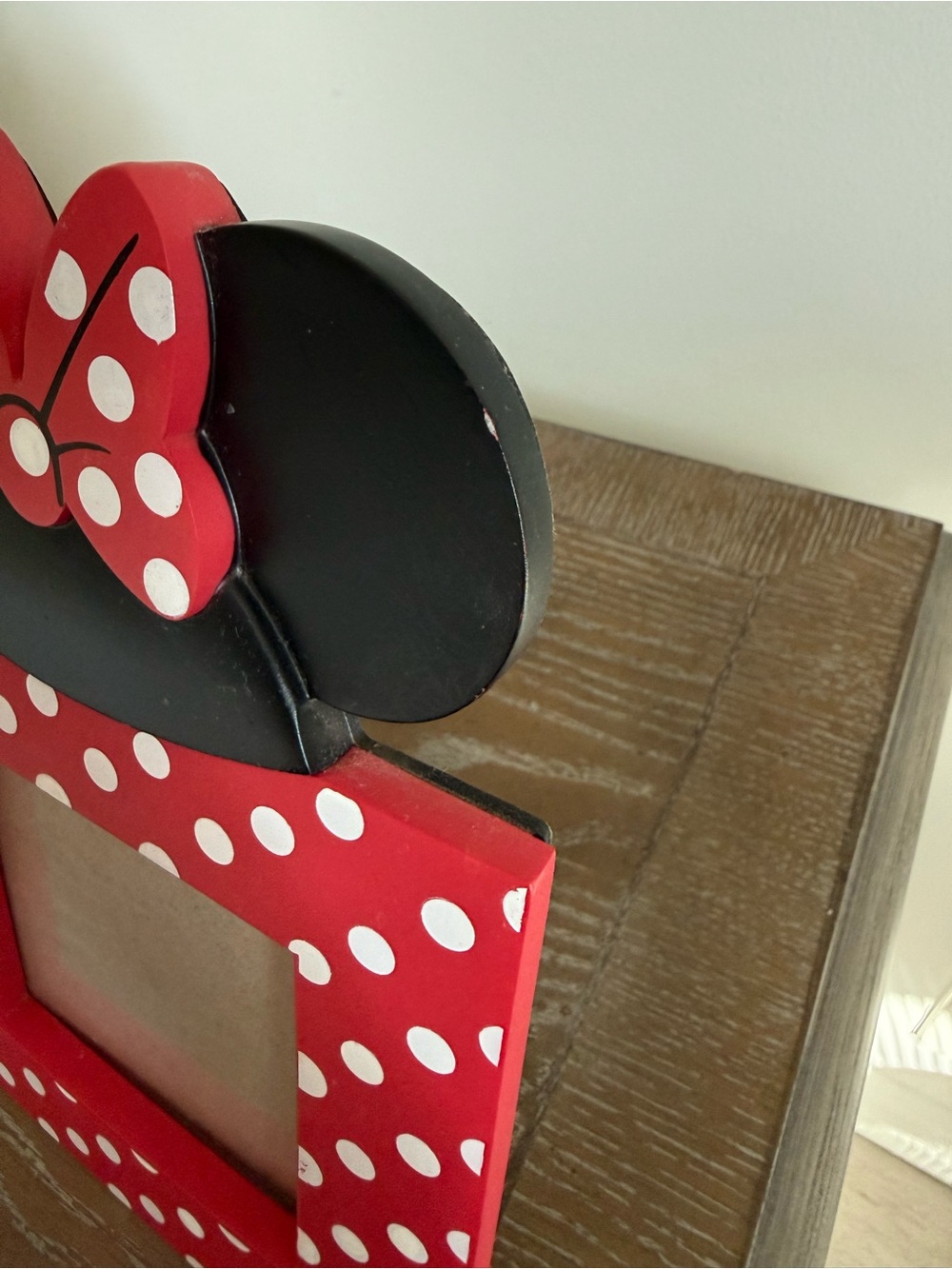 Disney Store Minnie Mouse Sweetheart Polka Dot 4x4 Photo Frame - Picture 2 of 7